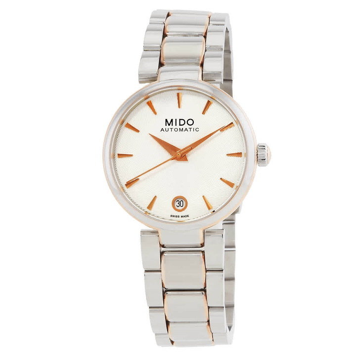 Photo: Mido Baroncelli II Automatic Silver Dial Ladies Watch M022.207.22.031.11