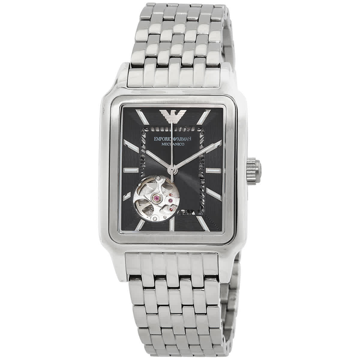 Emporio Armani Automatic Black Dial Mens Watch AR60057 Emporio Armani