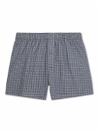 Hanro - Mercerised Cotton Boxer Shorts - Gray