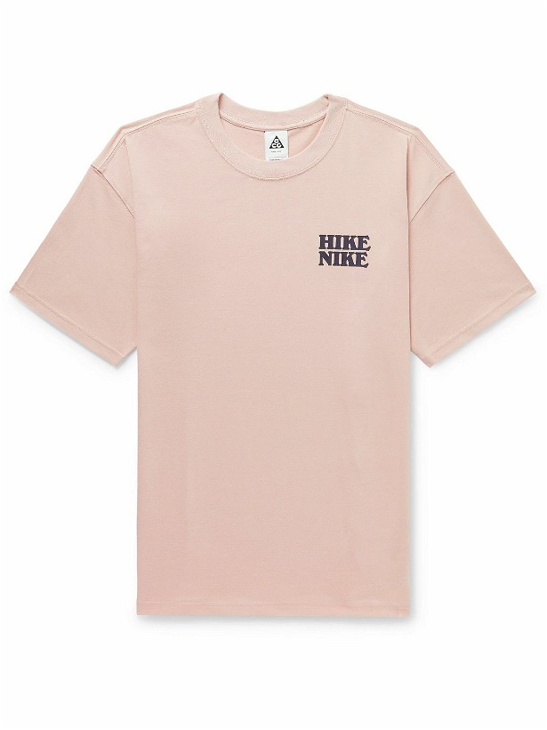 Photo: Nike - ACG NRG Printed Jersey T-Shirt - Pink