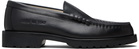 Common Projects Black Leather Chunky Loafers