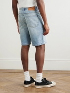 Cherry Los Angeles - Straight-Leg Denim Shorts - Blue
