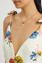 Valentino Garavani Ovalette Vlogo Necklace - Pearl - One Size