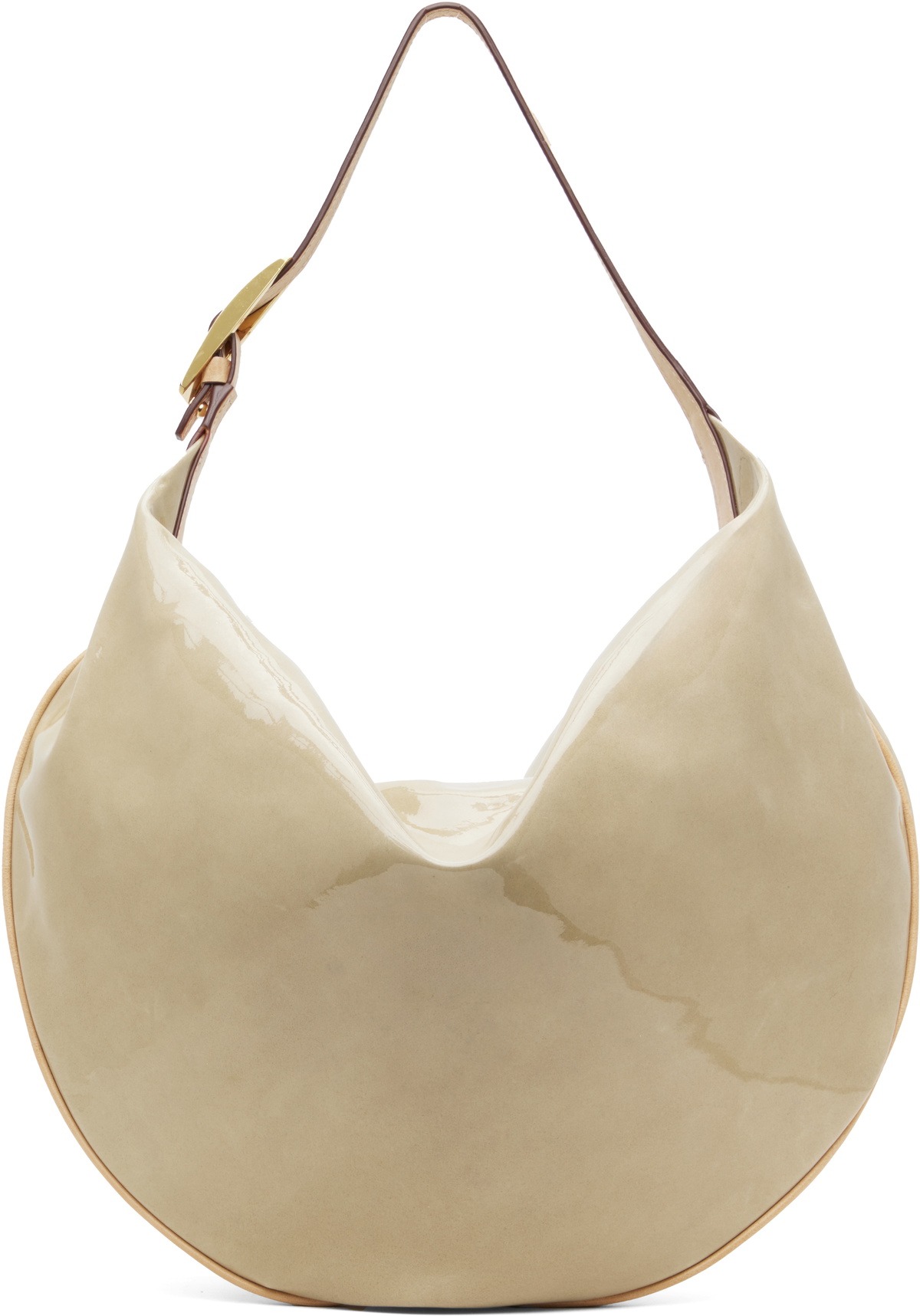 【関税込み】Tory Burch ベージュ Balloon エナメル バッグ Patent Balloon Bag | Neiman Marcus