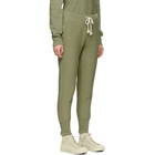 Champion Reverse Weave Green Rib Cuff Lounge Pants