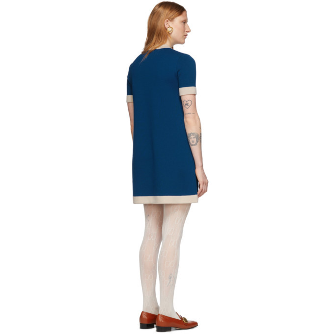 gucci navy blue dress dress Navy
