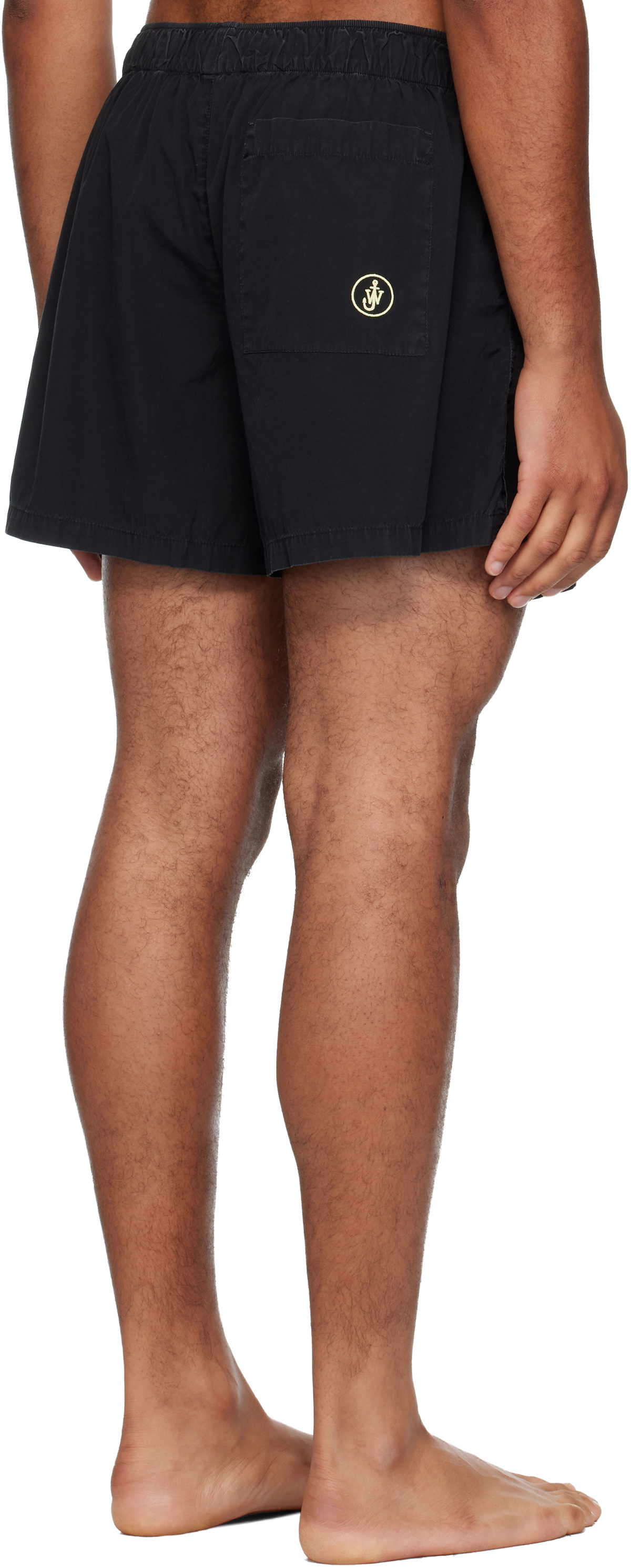 JW Anderson Black Embroidered Shorts