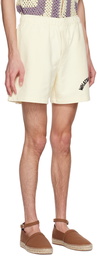 Bode Off-White Sweat Shorts