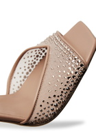 Jimmy Choo Saeda 100 Crystal-embellished Leather Sandals Pink