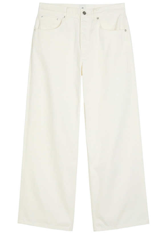 Photo: Anine Bing Manon Wide-leg Jeans Ecru