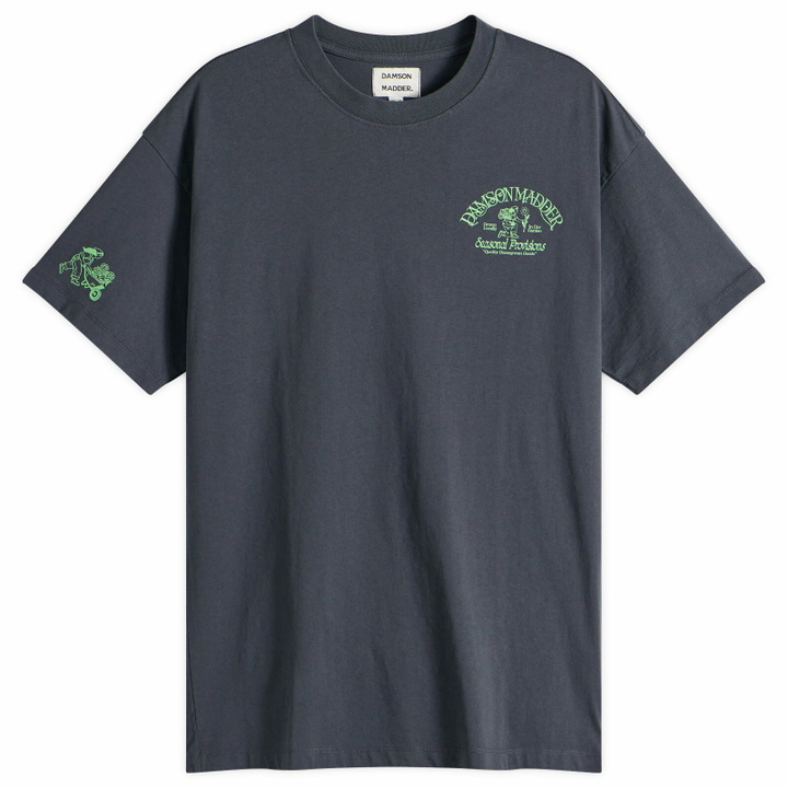 Photo: Damson Madder Women's Grown In The Garden T-Shirt in Charcoal