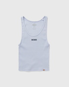 Dickies Wmns Yorktown Vest Blue - Womens - Tops & Tanks