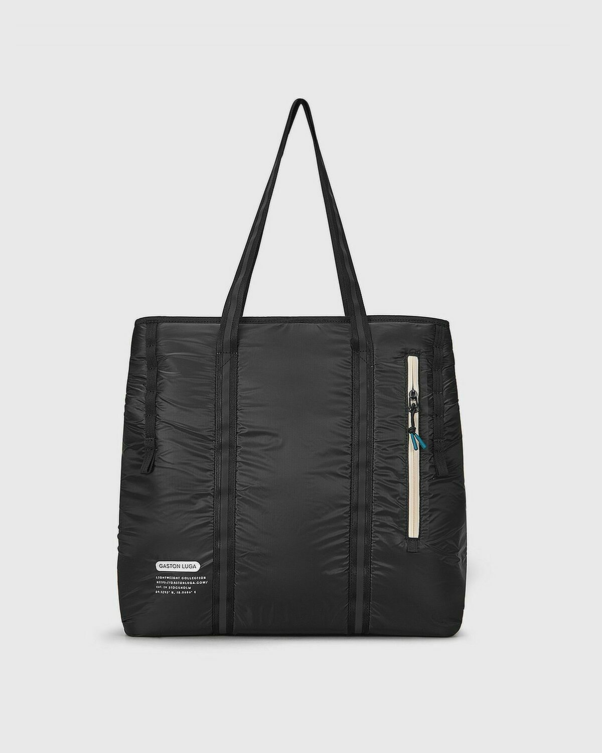 Gaston Luga Lightweight Shopper Black Tote & Shopping Bags