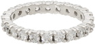 Hatton Labs Silver & White Eternity Ring