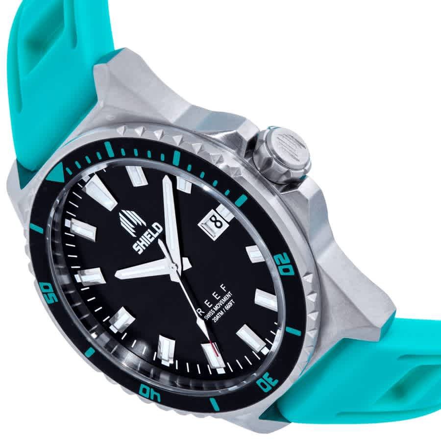 Shield Reef Black Dial Mens Watch SLDSH119-5