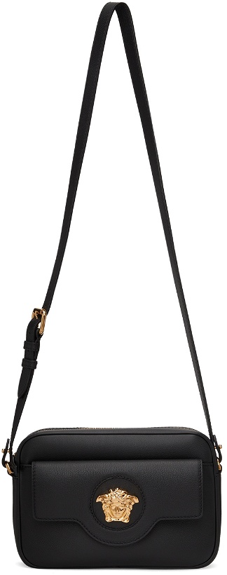 Photo: Versace Black 'La Medusa' Camera Bag