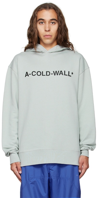 Photo: A-COLD-WALL* Gray Bonded Hoodie