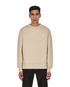 Acne Studios Face Crewneck Sweatshirt Oatmeal