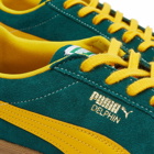 Puma Men's Delphin Sneakers in Malachite/Yellow Sizzle