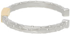 Maison Margiela Silver & Gold Logo Bracelet