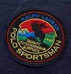Polo Ralph Lauren - Sportsman Logo-Appliquéd Printed Cotton-Jersey T-Shirt - Blue