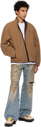 Nike Jordan Brown High-Pile Fleece Jacket