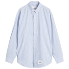 WTAPS Men's 01 Stripe Coolmax® Shirt in Blue