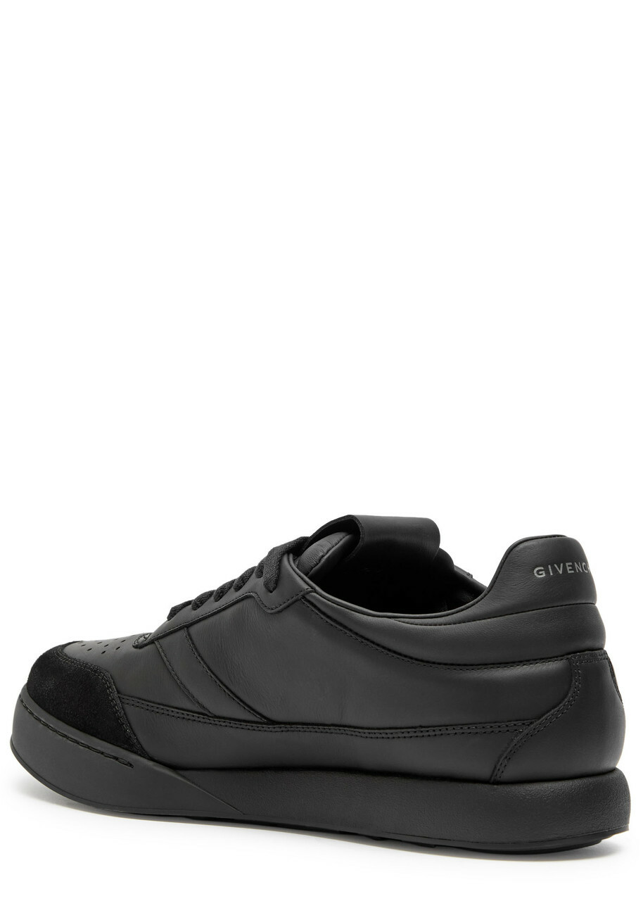 Givenchy Yard Court Panelled Leather Sneakers Black