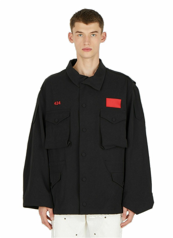 Photo: Logo Patch Jacket in Black