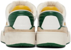 Isabel Marant White & Green Emreeh Sneakers