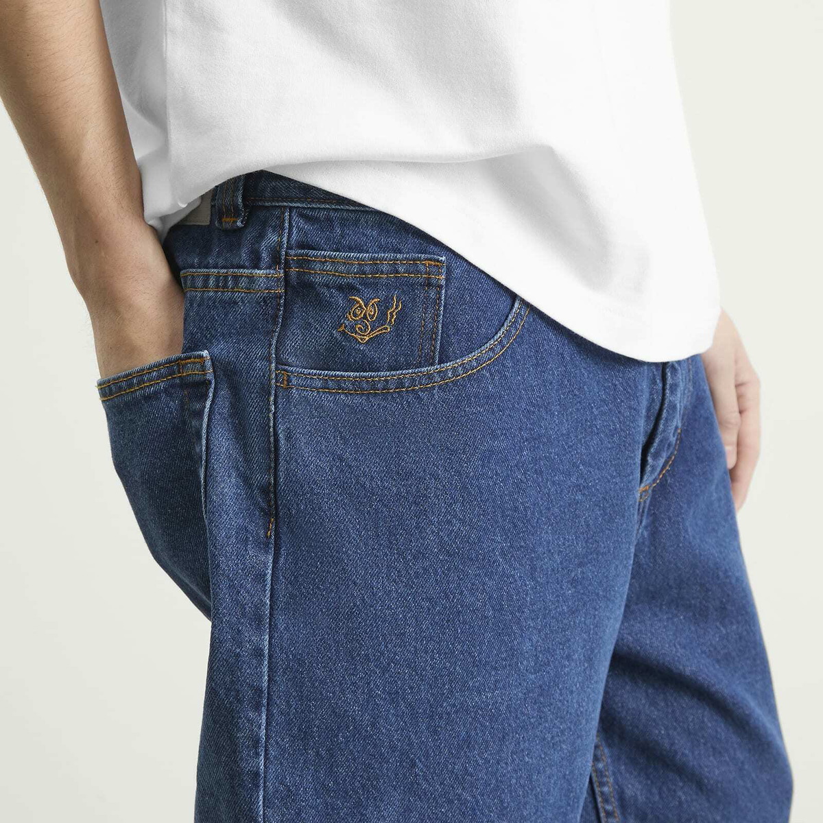 Polar Skate Co. Men's 92! Pants in Dark Blue