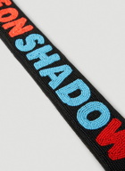 Neon Shadow Beaded Dog Collar in Black