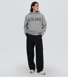 Loewe Logo cotton jersey hoodie