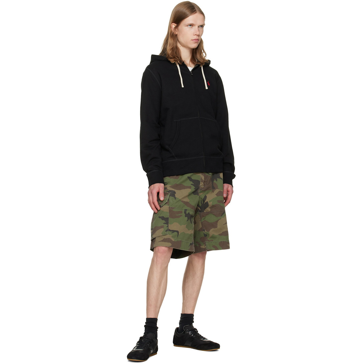 Polo Ralph Lauren Black Fleece Full-Zip Hoodie