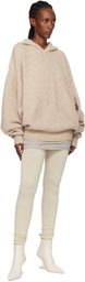 Rick Owens Gray Concordians Hun Hoodie