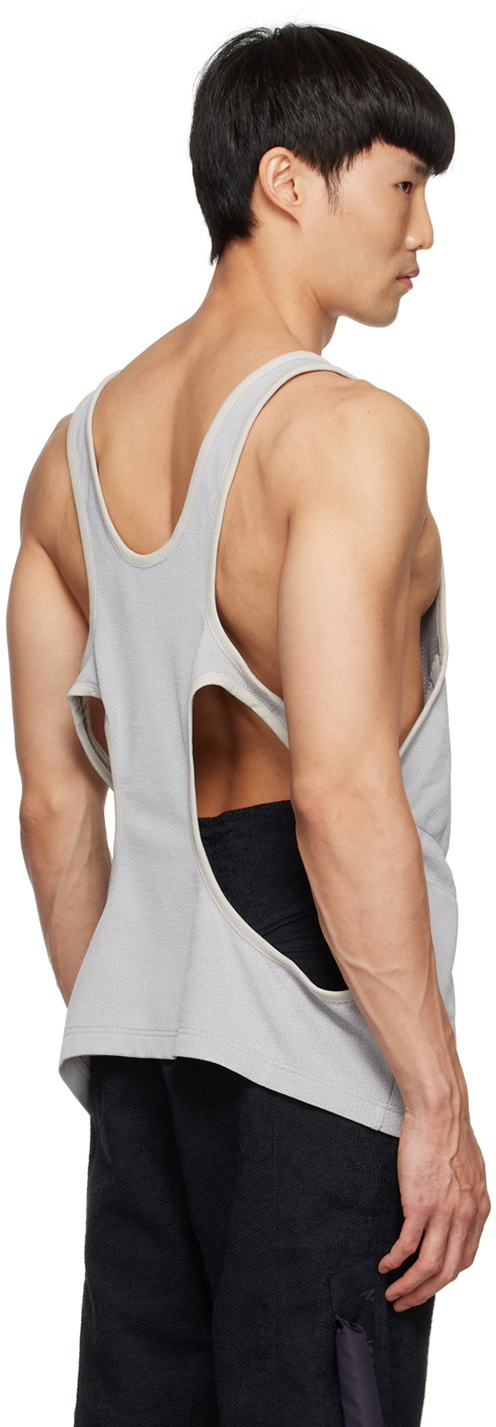 Kiko Kostadinov Gray Torino Tank Top