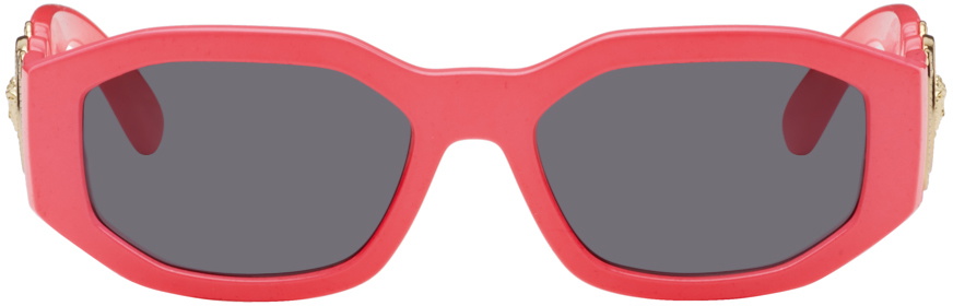Medusa Biggie Sunglasses (Bright Pink) Versace Biggie Sunglasses Pink Versace Accessories  main image 2
