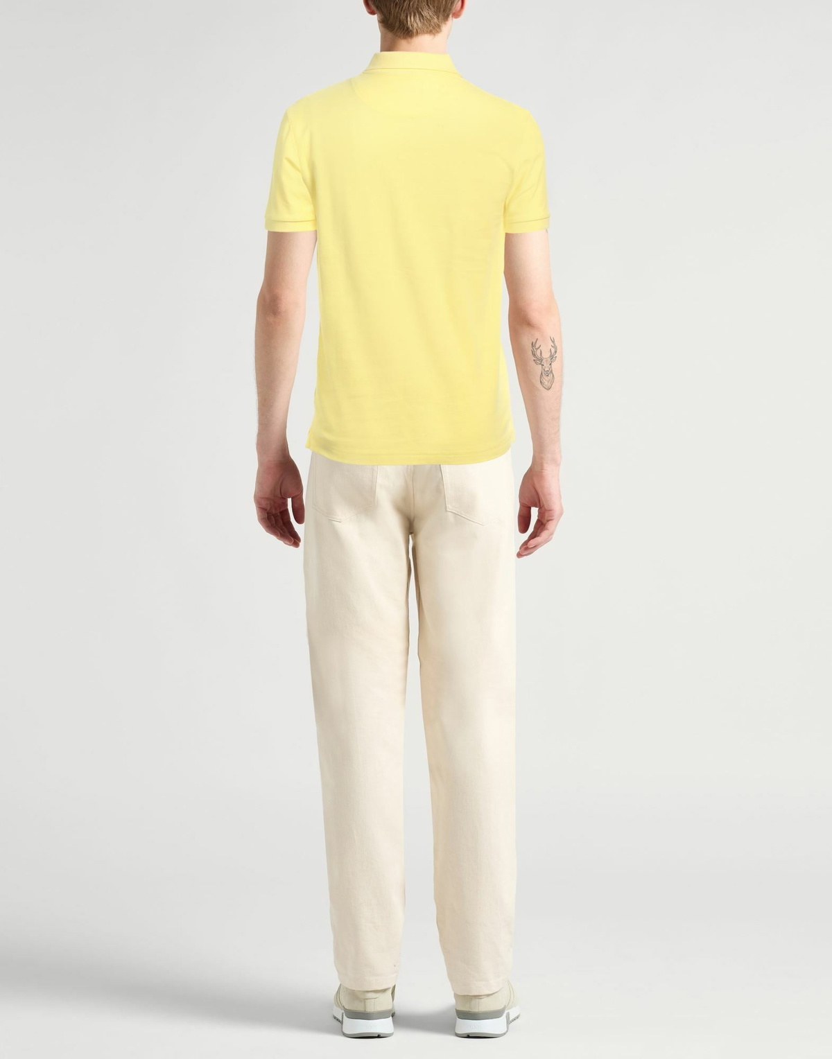 Barbour Mens Polo shirt in Yellow