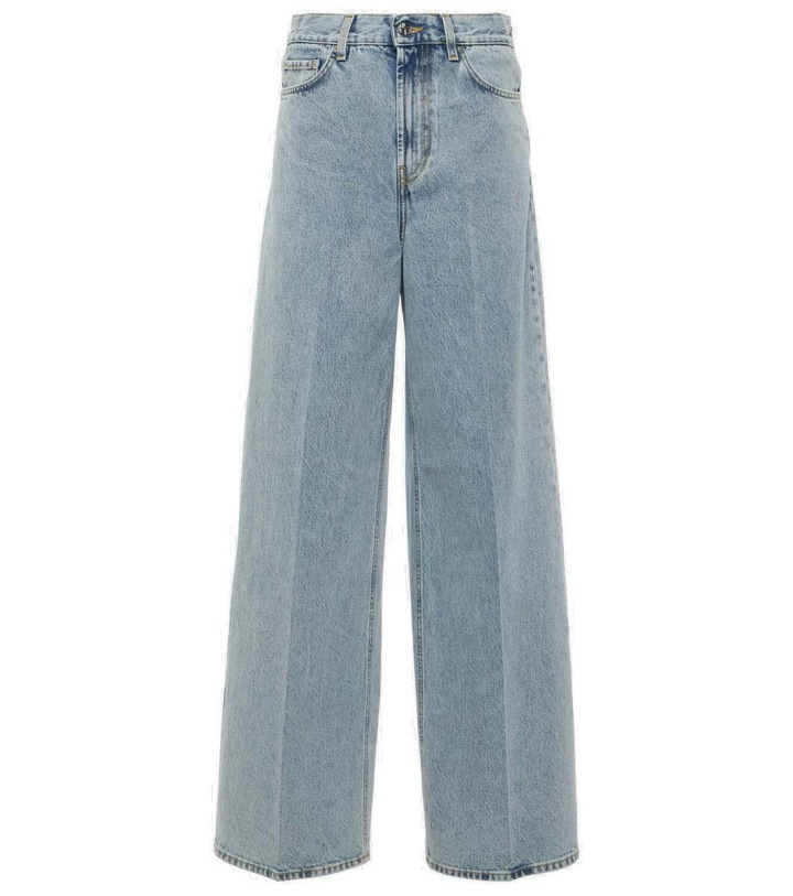 Photo: Toteme High-rise wide-leg jeans