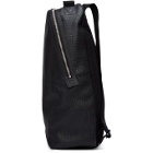 PS by Paul Smith Black Grained Leather Backpack