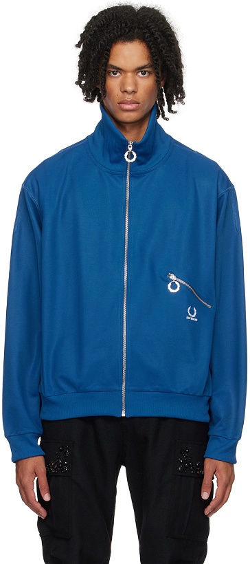 Photo: Raf Simons Blue Fred Perry Edition Track Jacket