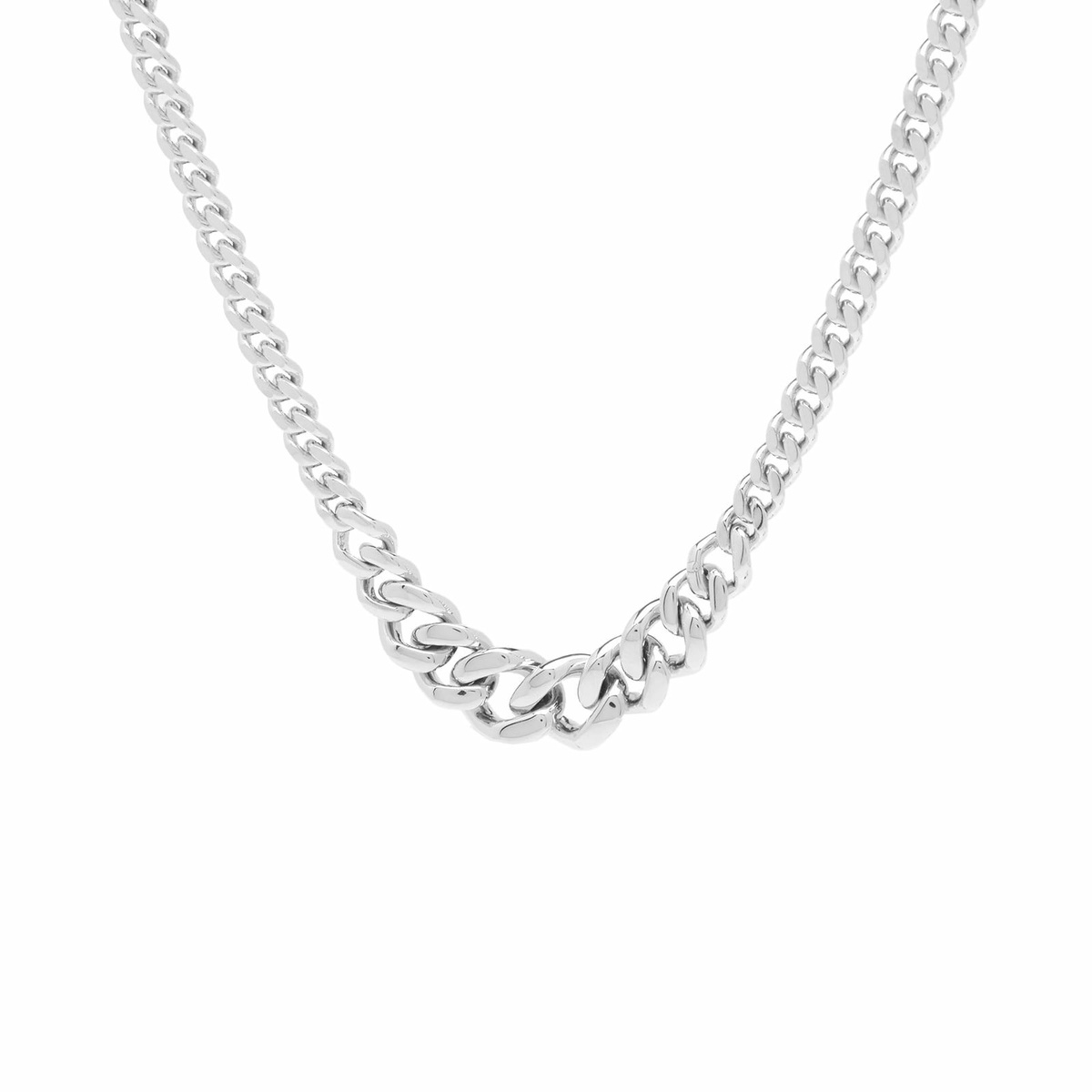 Tom Wood 16" Dean Chain in Silver 