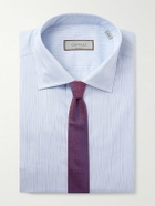 Canali - Striped Cotton Shirt - Blue