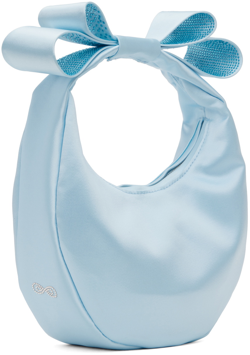 MACH & MACH Blue Small 'Le Cadeau' Bag