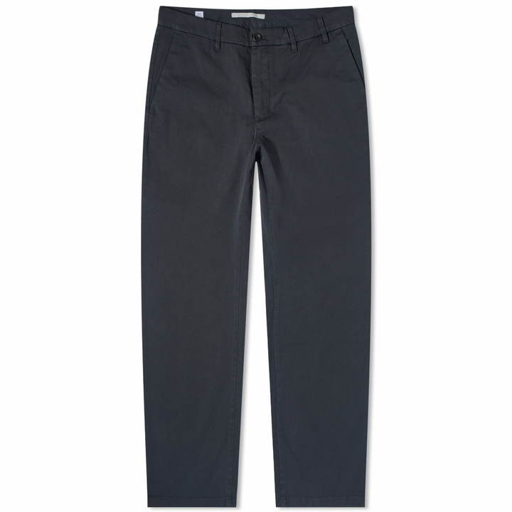 Photo: Norse Projects Men's Aros Regular Light Stretch Chino in Slate Grey
