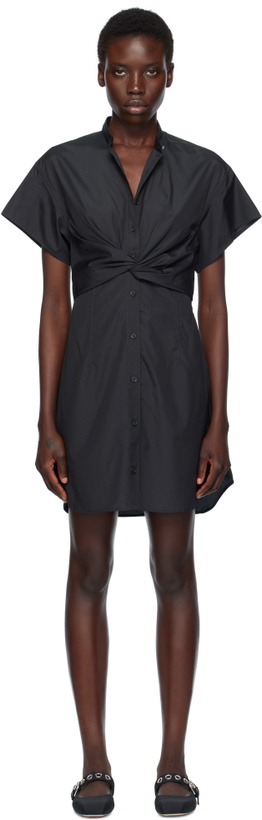 Photo: rag & bone Black Gretchen Shirt Minidress