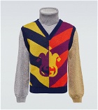 Gucci - Striped jacquard wool sweater