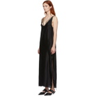 Yang Li Black Silk Maxi Slip Dress