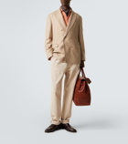 Brunello Cucinelli Country leather tote bag