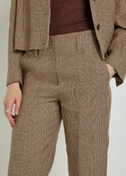 Brunello Cucinelli Houndstooth Straight-leg Trousers Beige